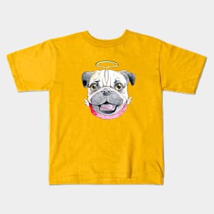 Angel Pug Kids T-Shirt